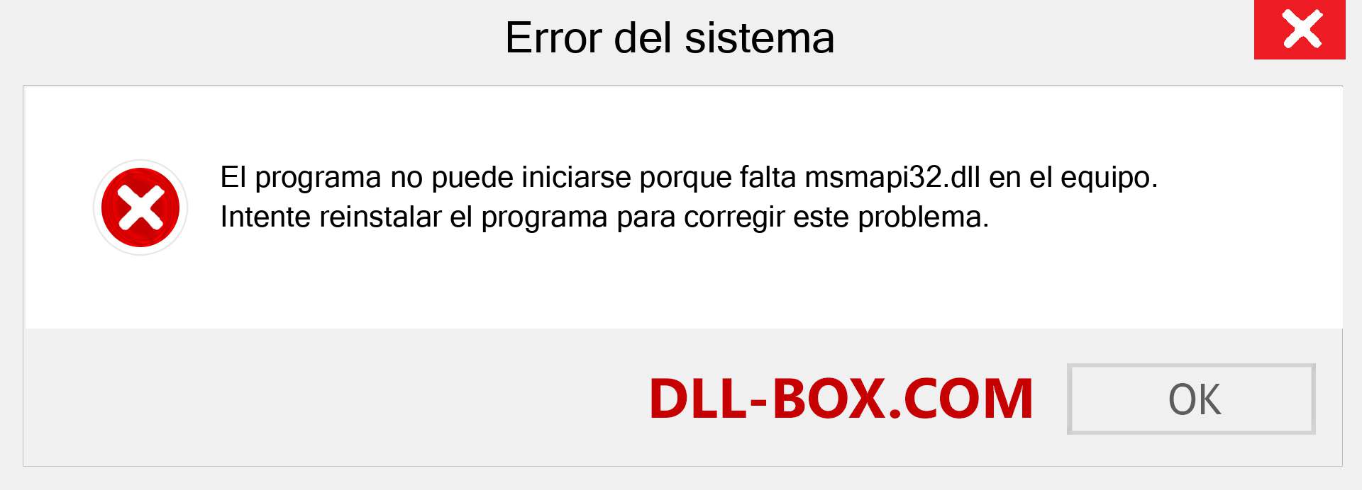 ¿Falta el archivo msmapi32.dll ?. Descargar para Windows 7, 8, 10 - Corregir msmapi32 dll Missing Error en Windows, fotos, imágenes